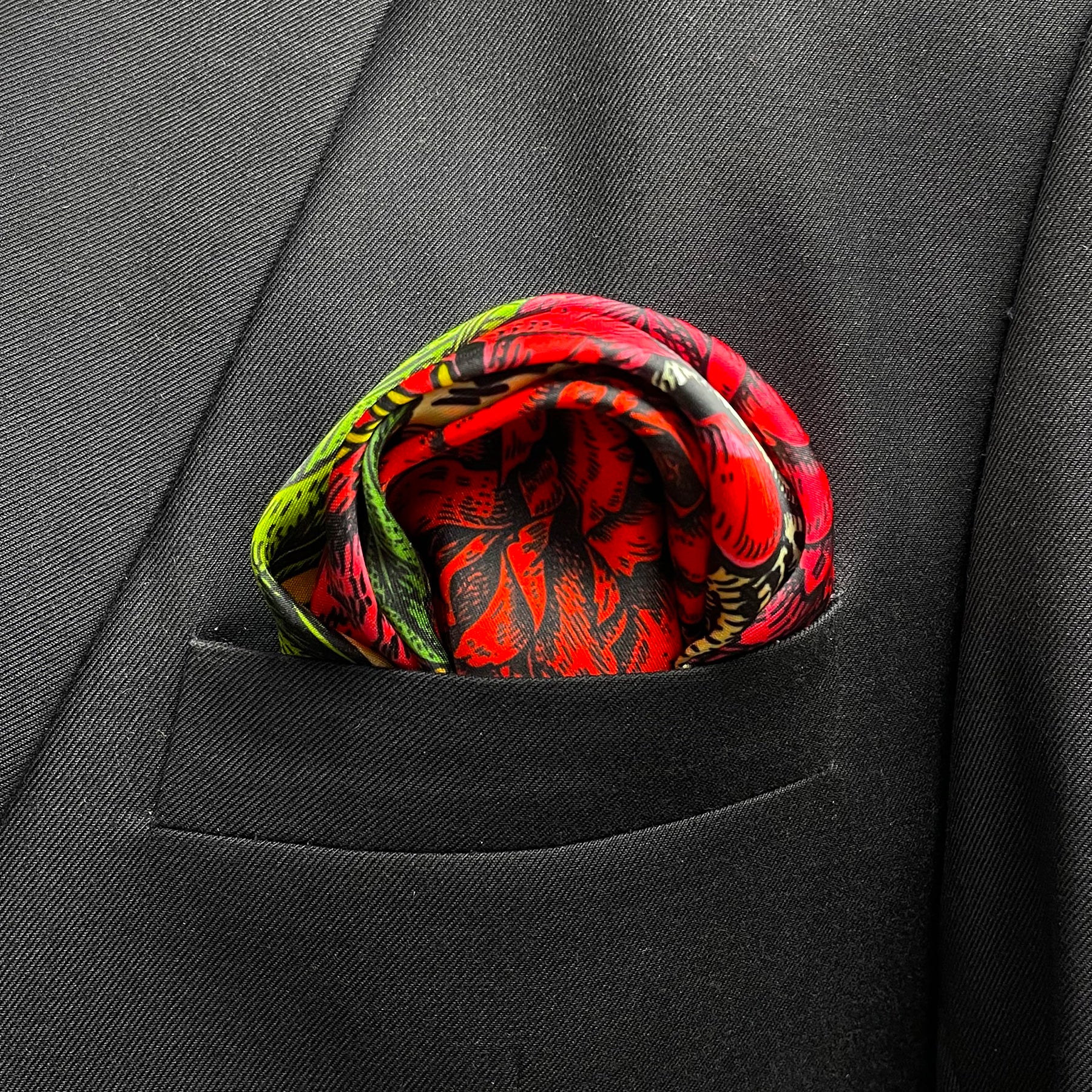 CHEETAH VICE SILK POCKET SQUARE
