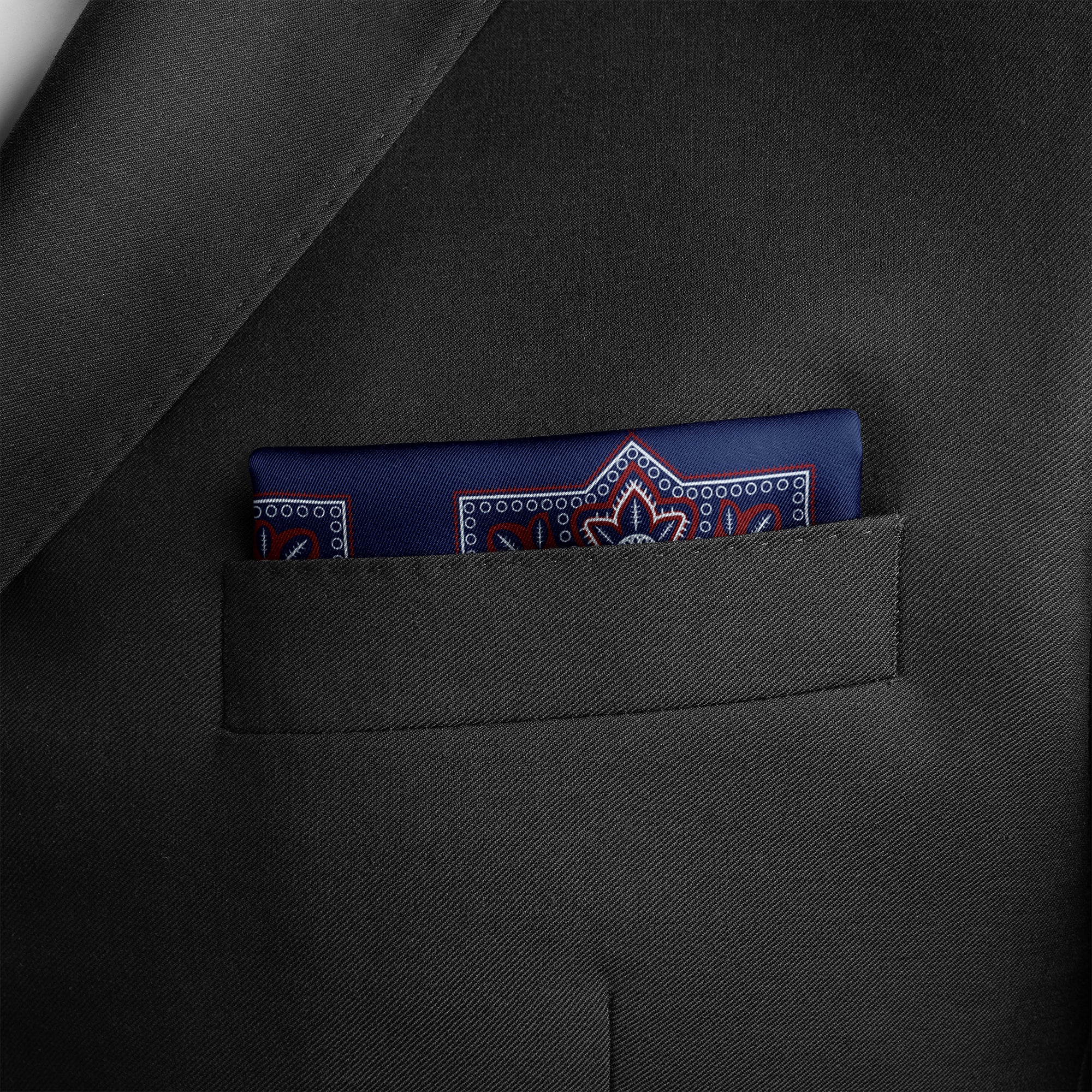 IMPERIAL AJRAK SILK POCKET SQUARE (LUXE COLLECTION)