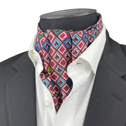 Digital Maze Silk Cravat