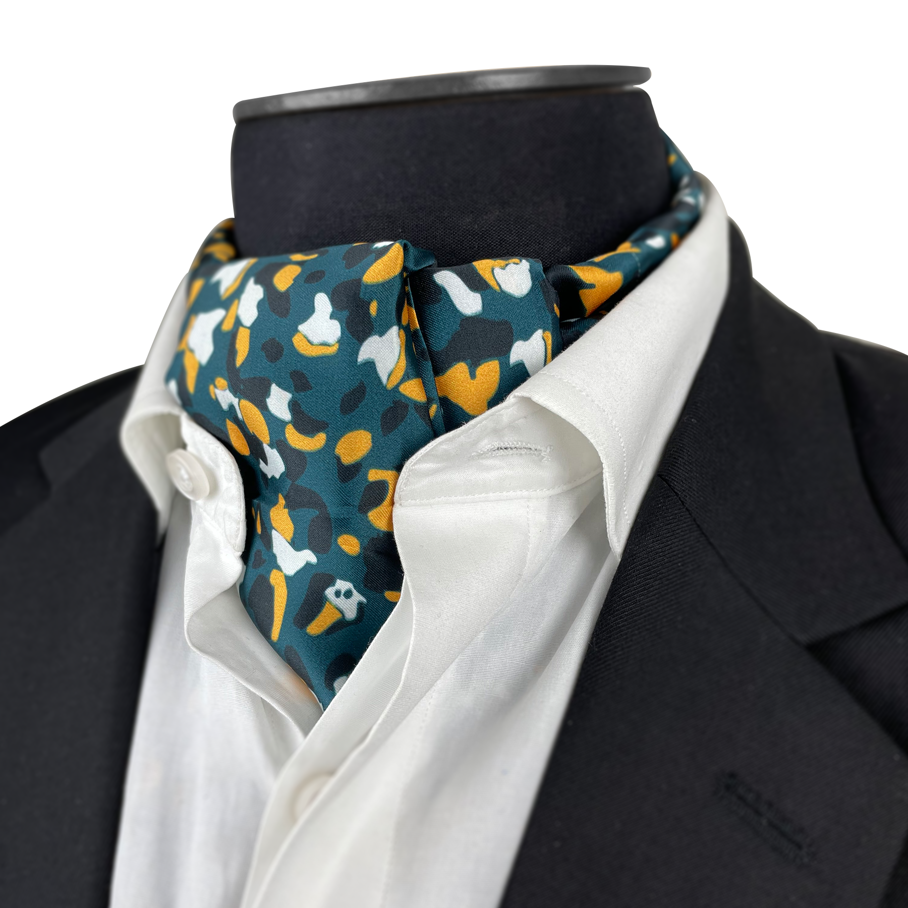 The Army Green Silk Cravat