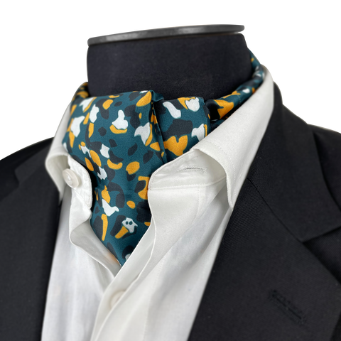 The Army Green Silk Cravat