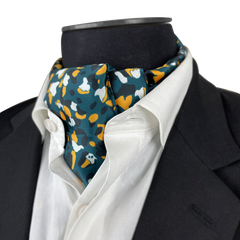 The Army Green Silk Cravat