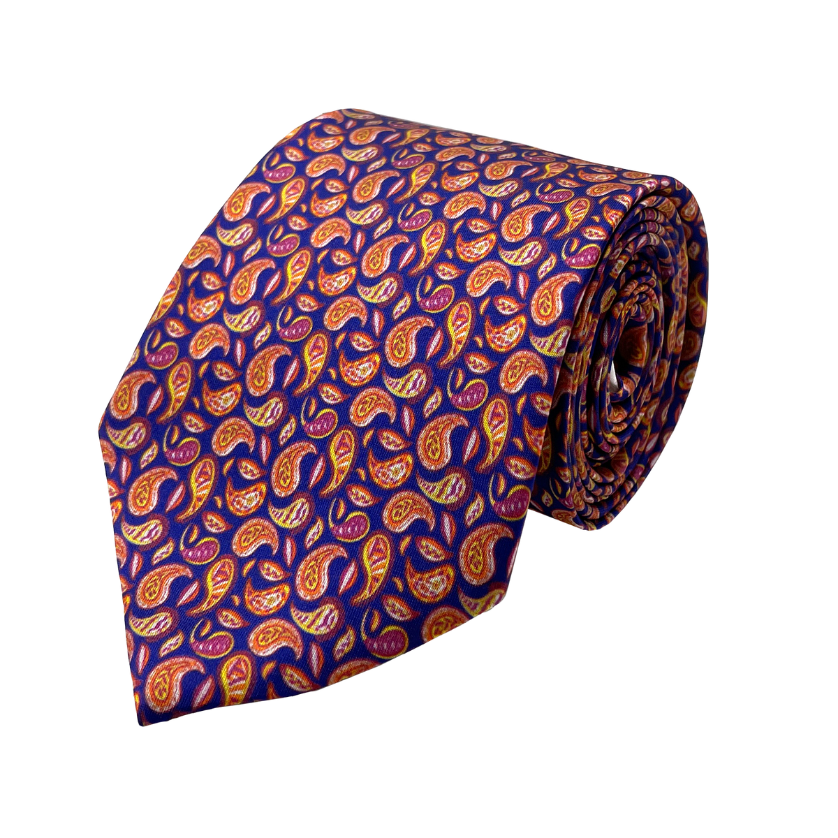 Multi Splash Paisleys Necktie
