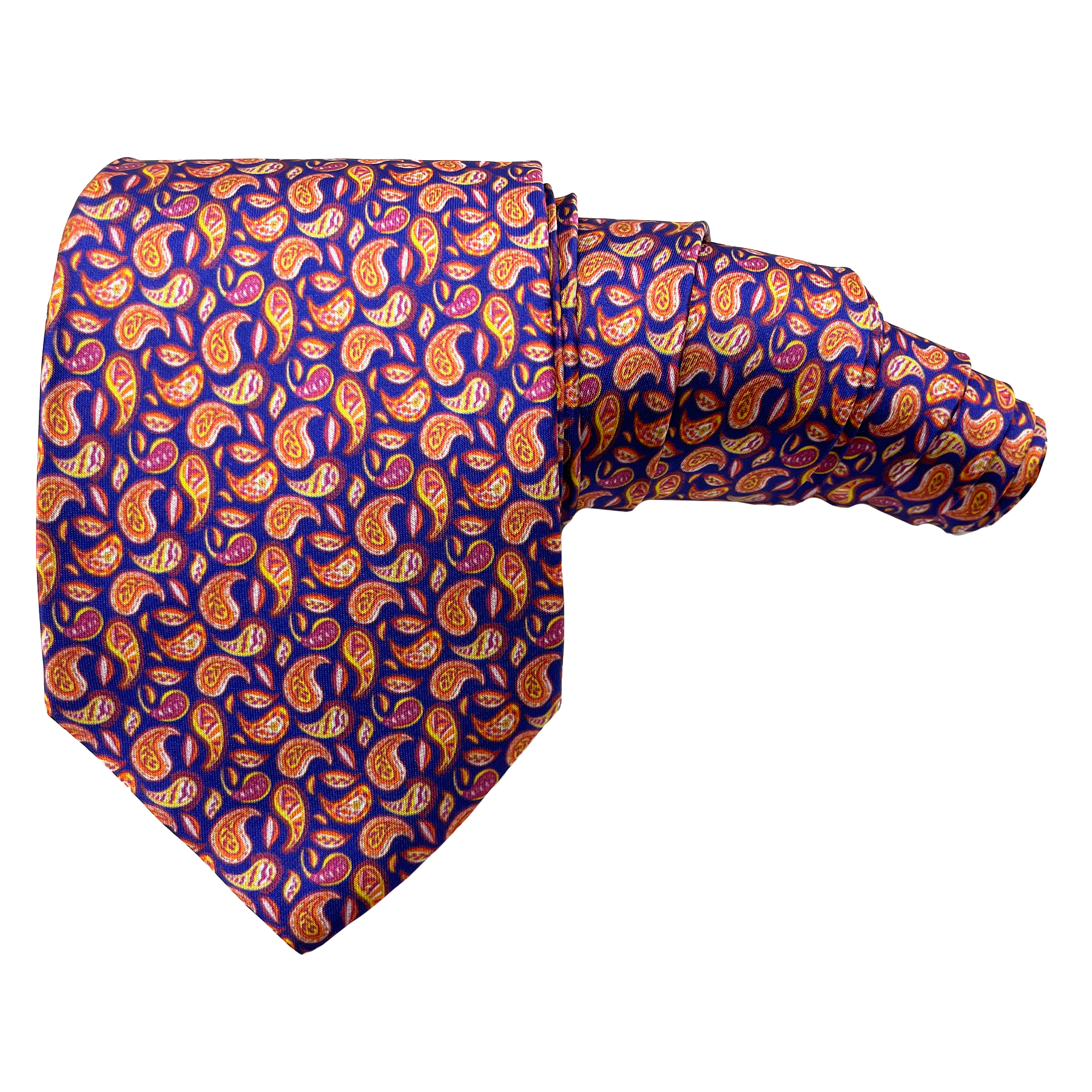 Multi Splash Paisleys Necktie