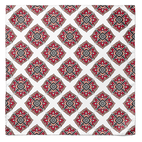Swiss Ajrak Pocket Square (LUXE COLLECTION)