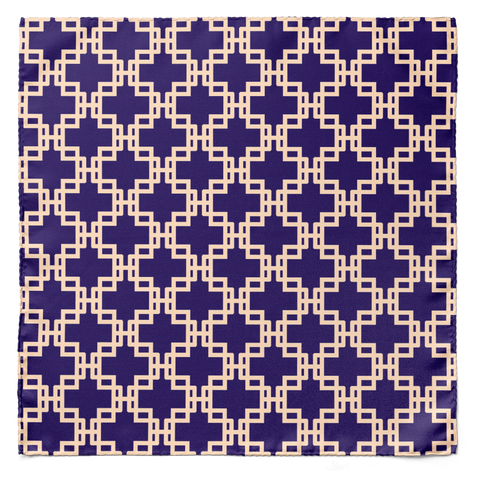LAGOON SILK POCKET SQUARE