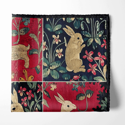 Red Tide Silk Pocket Square