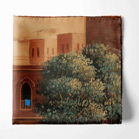 Vintage Vibe Silk Pocket Square