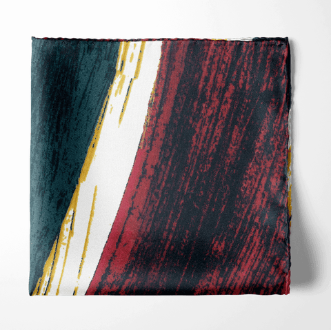 Midnight Artist Silk Pocket Square