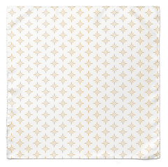 WHITE SPARKLES SILK SCARF & POCKET SQUARE SET