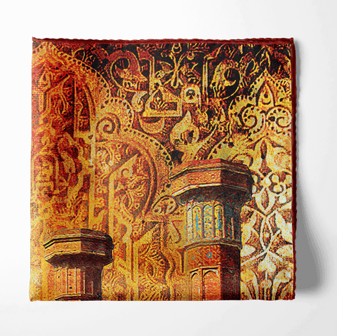 Burj of Lahore Silk Pocket Square