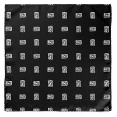 Black Diamond Silk Pocket Square1