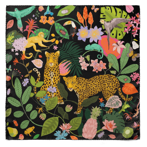 Pop Wild SILK POCKET SQUARE