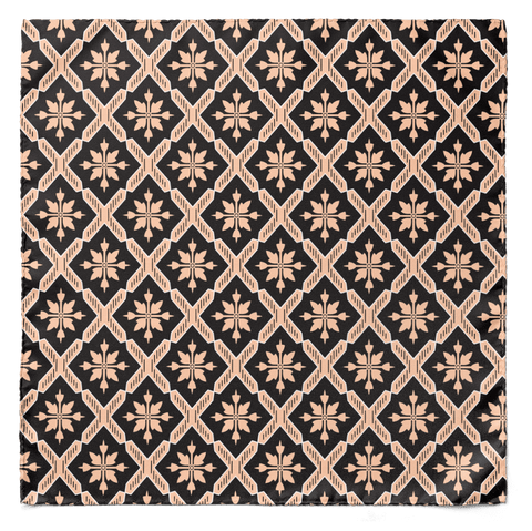 THE GRID SILK POCKET SQUARE