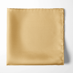 THE SOLID GOLD SILK POCKET SQUARE