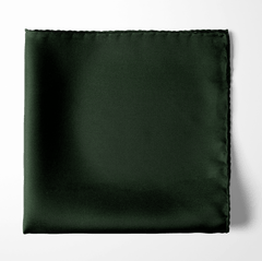 Solid Green Pocket Square