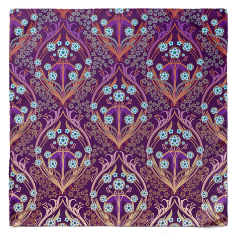 W21- Beetles SILK POCKET SQUARE