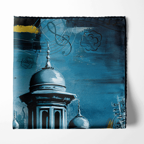Qawali Nights Silk Pocket Square