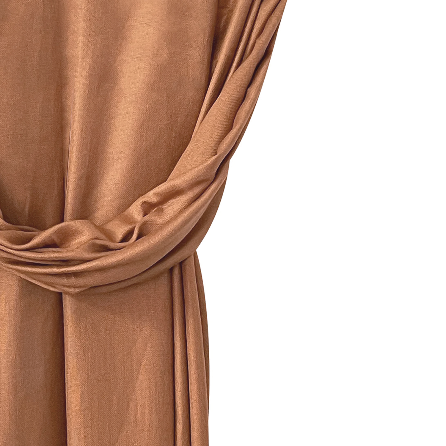 CARAMEL BROWN LAWN SCARF