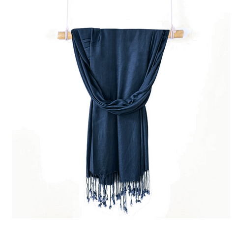 MIDNIGHT BLUE LAWN SCARF