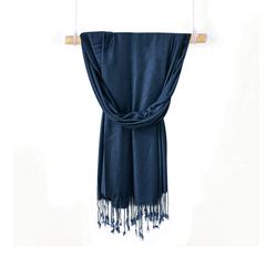 MIDNIGHT BLUE LAWN SCARF