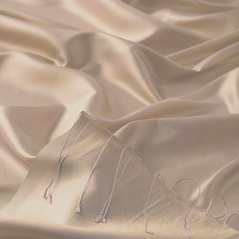 TAUPE LAWN SCARF