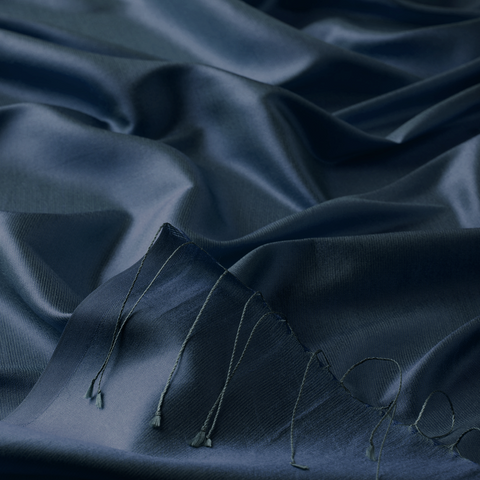 MIDNIGHT BLUE LAWN SCARF
