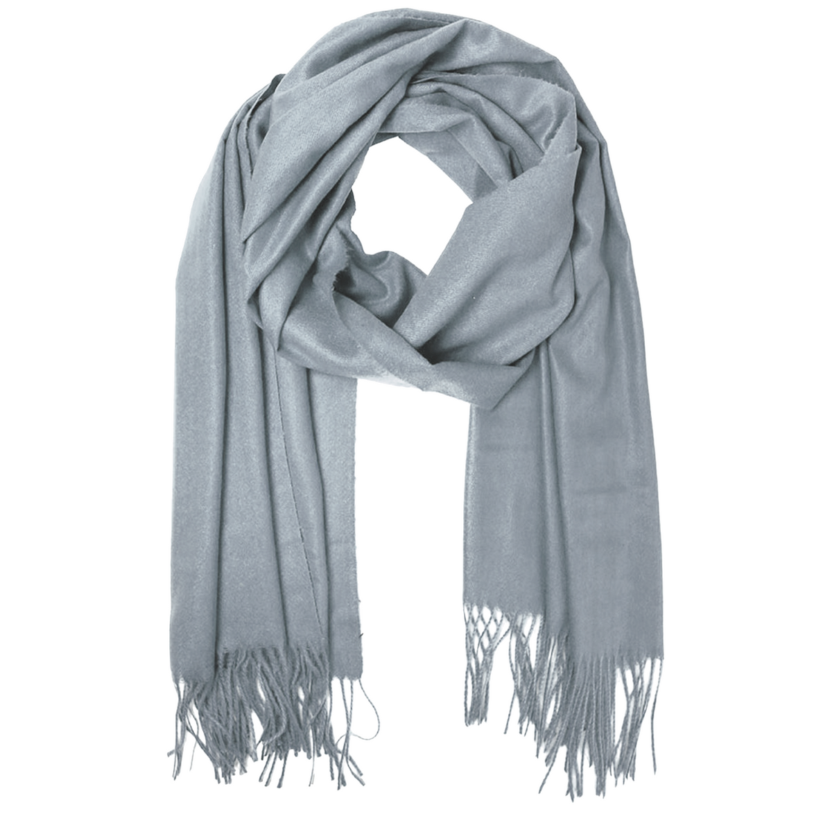 STEEL GREY LAWN SCARF