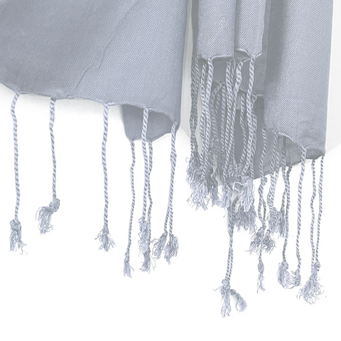 CLOUDY GREY LAWN SCARF