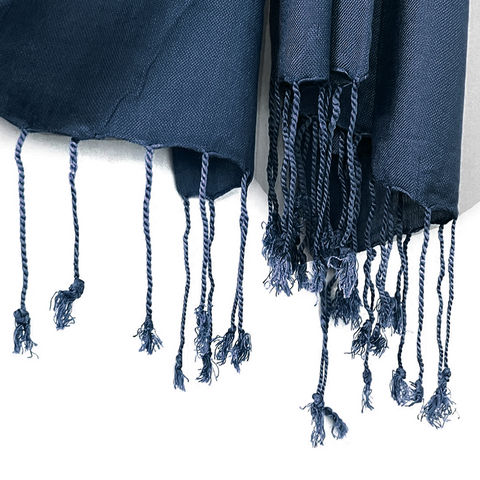 MIDNIGHT BLUE LAWN SCARF