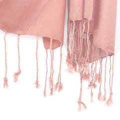 ROSE PINK LAWN SCARF