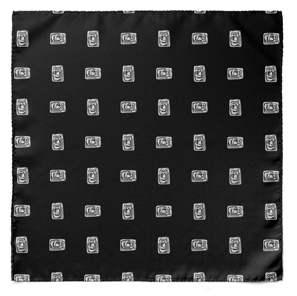 BLACK DIAMOND SILK CRAVAT