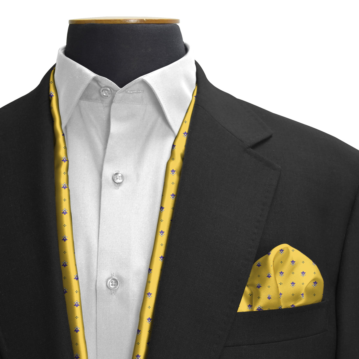 BUMBLEBEE SILK SCARF & POCKET SQUARE SET  (LUXE COLLECTION)