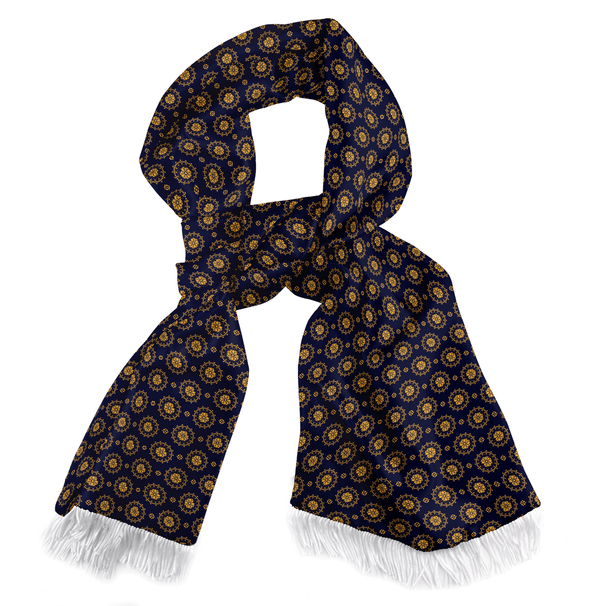 Irish Blue Silk Scarf
