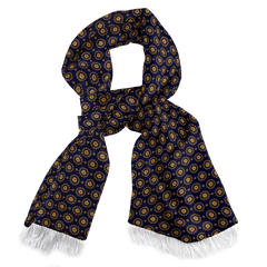 Irish Blue Silk Scarf