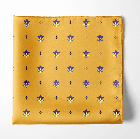BUMBLEBEE SILK POCKET SQUARE (LUXE COLLECTION)