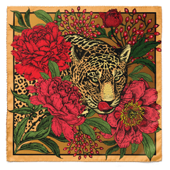 Cheetah Vice Silk Pocket Square