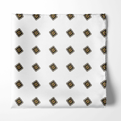 Magic Black Silk Pocket Square