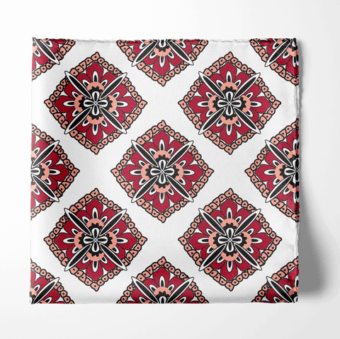Swiss Ajrak Pocket Square (LUXE COLLECTION)
