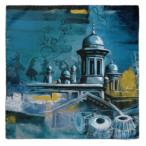 Qawali Nights Silk Pocket Square