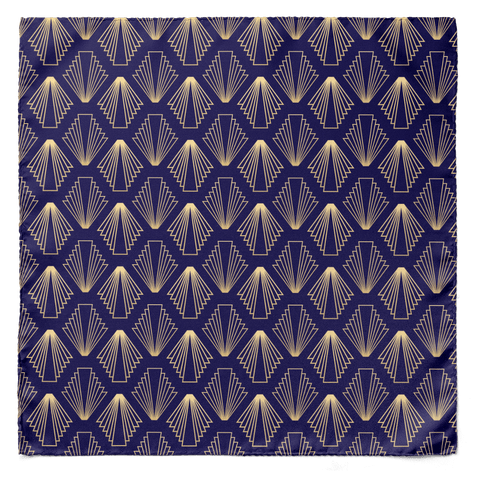 Mini Crypts Silk Pocket square