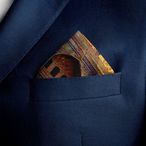 Burj of Lahore Silk Pocket Square
