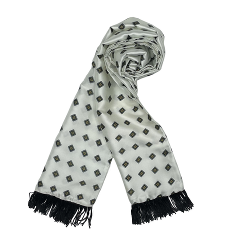 Magic Black Silk Scarf
