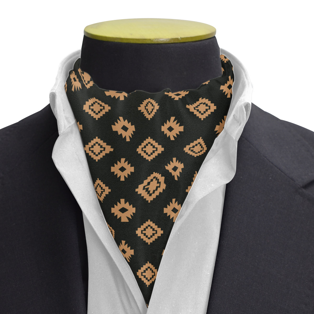 Copper Sparkle Silk Cravat (LUXE COLLECTION)