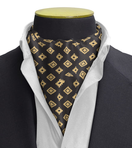 Copper Sparkle Silk Cravat (LUXE COLLECTION)