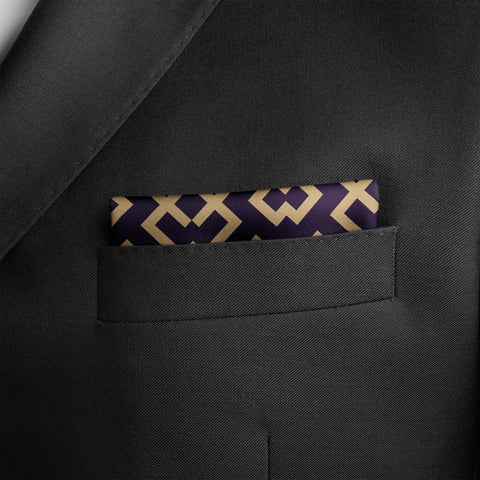 ORNAMENT SILK POCKET SQUARE