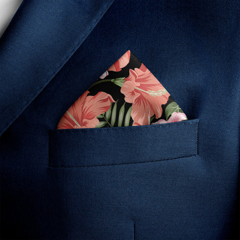 Floral Frenzy Silk Pocket Square