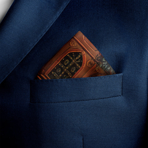 Vintage Vibe Silk Pocket Square
