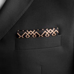 In & Out SILK POCKET SQUARE