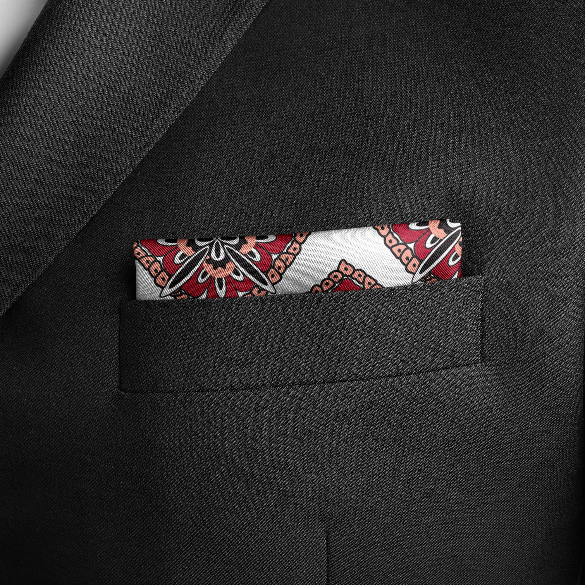 SWISS AJRAK POCKET SQUARE (LUXE COLLECTION)